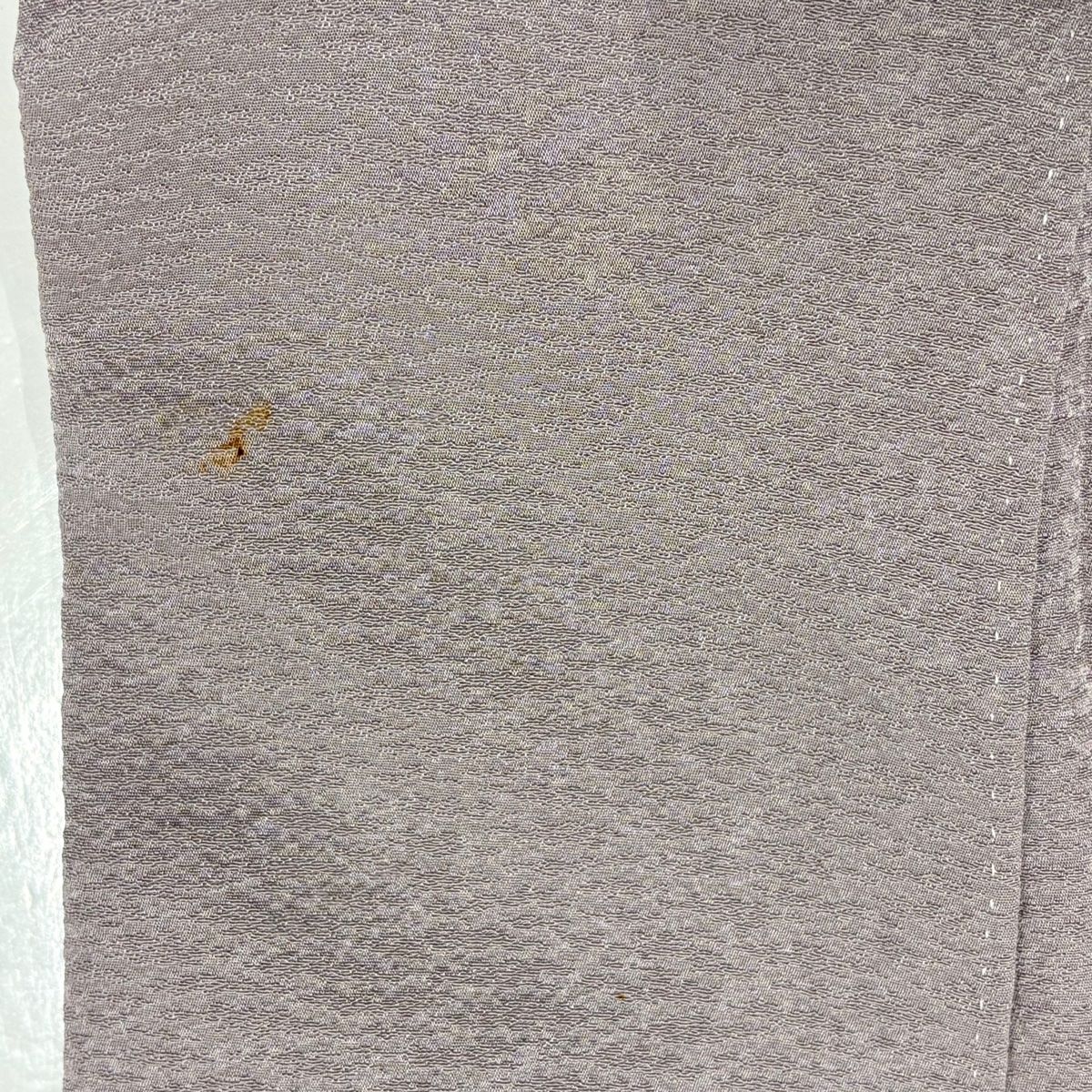 付下げ 身丈158.5cm 裄丈63.5cm S 袷 落款 花 葉柄 金彩 絞り