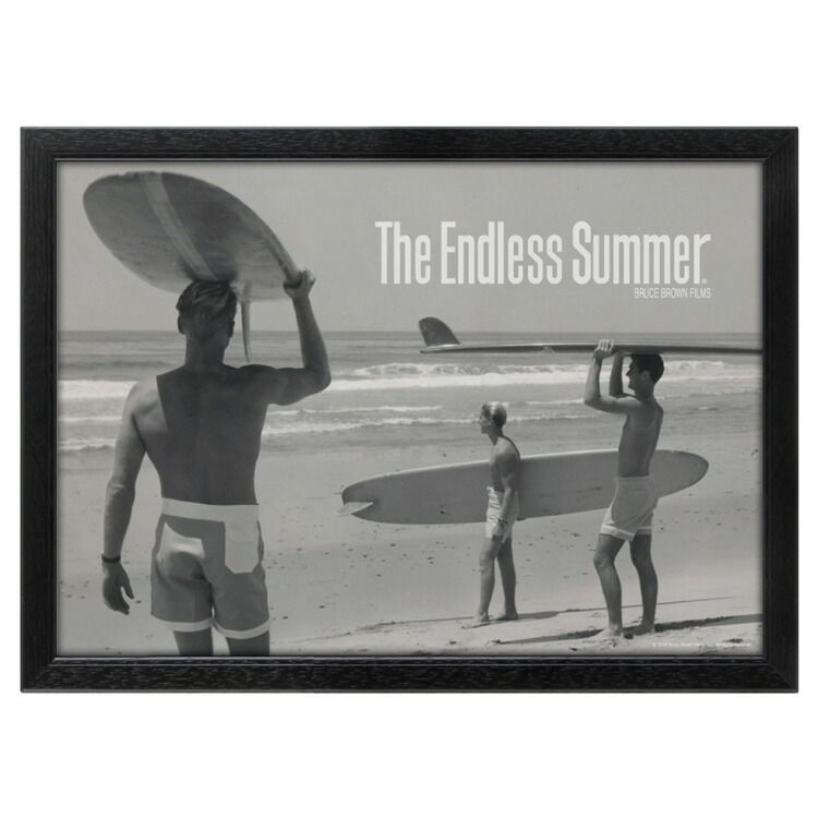 額入り映画ポスター ブルース・ブラウン The Endless Summer エンドレスサマー（mono1） （フレーム付きポスター）
