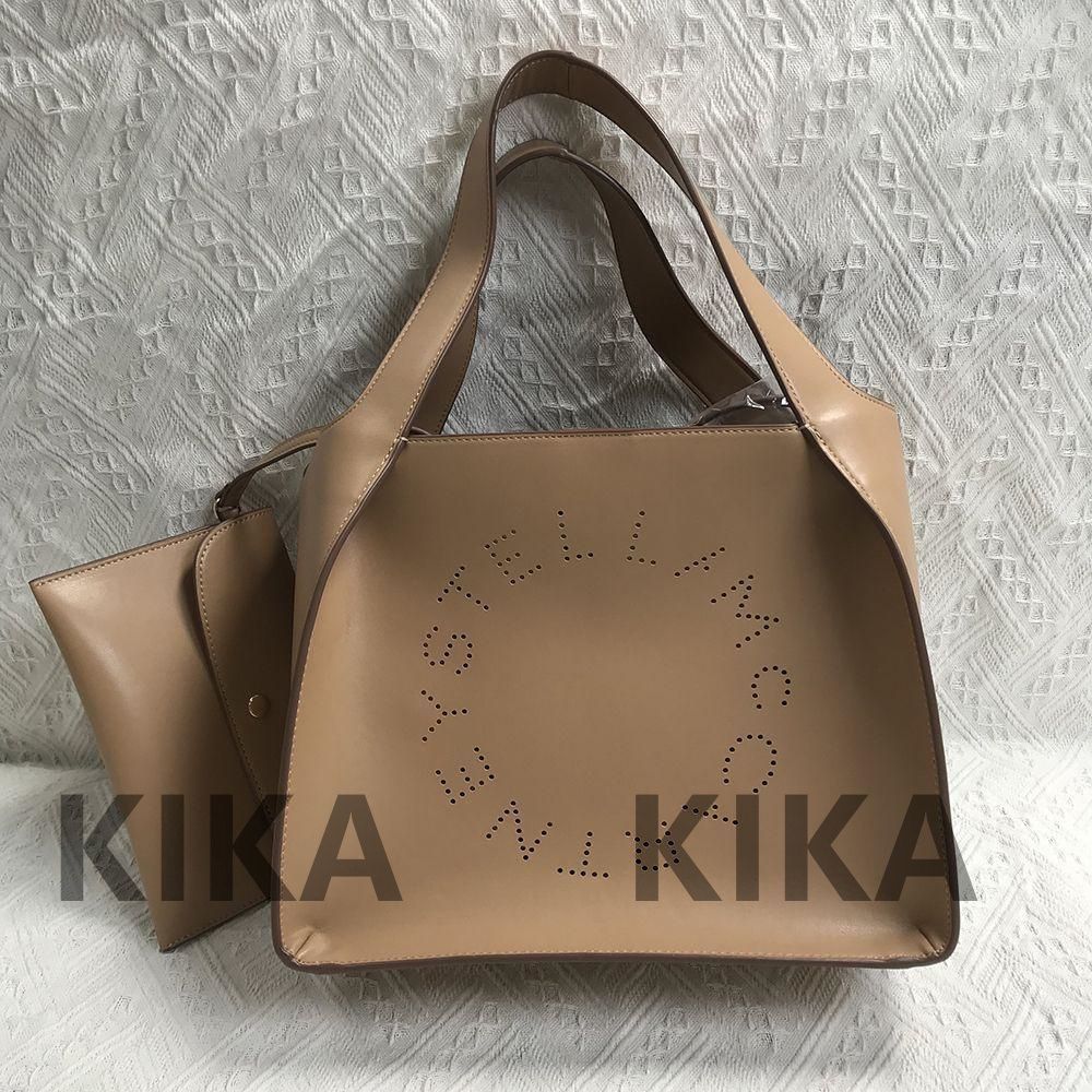 新品、ステラロゴ Stella McCartney トートバッグパンチングロゴ