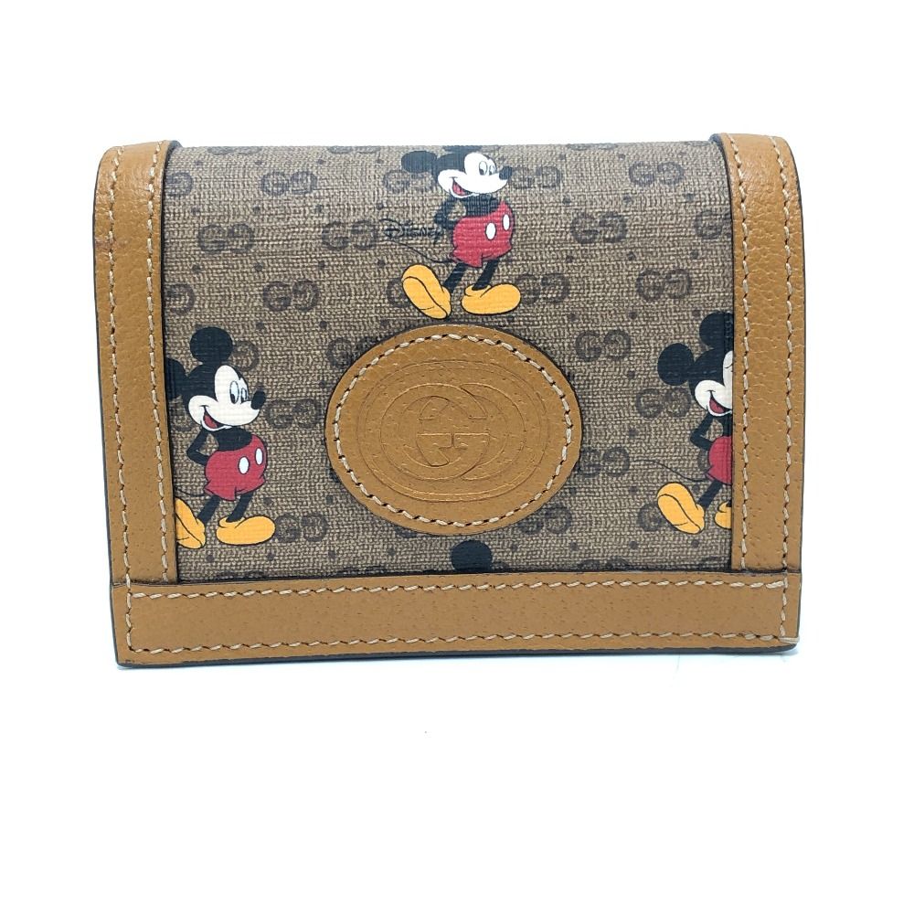 GUCCI グッチ 2つ折り財布 ミッキーマウス 602534 GGスプリーム