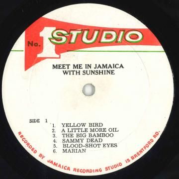 ジャマイカLP The Hiltonaires (2) Meet Me In Jamaica With Sunshine
