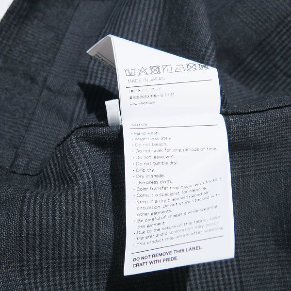 WTAPS ダブルタップス 23AW DECK 01/LS/COTTON.TWILL.TEXTILE 232TQDT