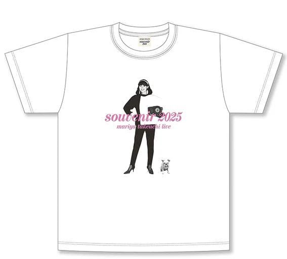 竹内まりや souvenir 2025 Tシャツ M 竹内まりや souvenir 2025 LIVE グッズ Tシャツ A 白 (L) [L] けんか