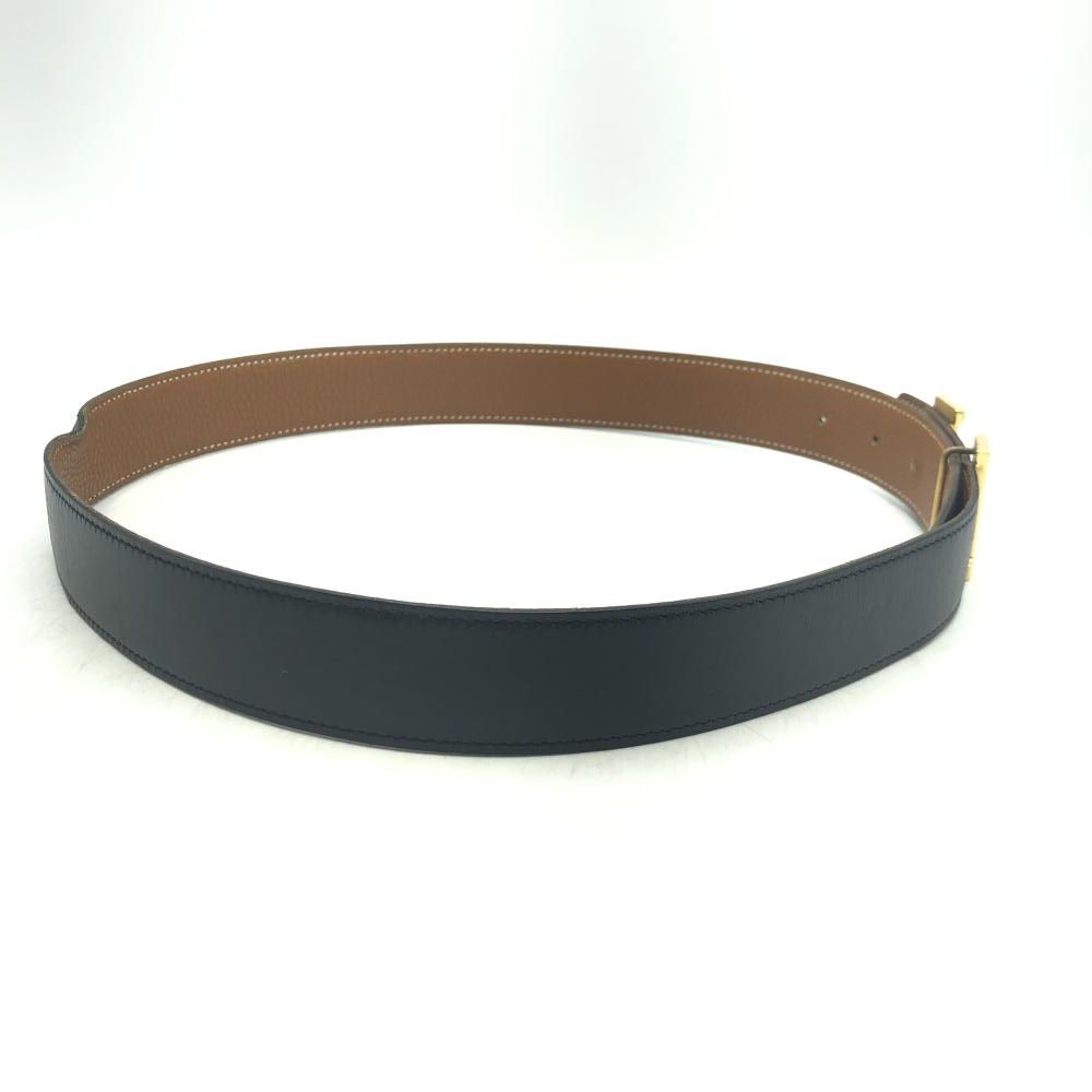 リバーシブルHバックルレザーベルト エルメス