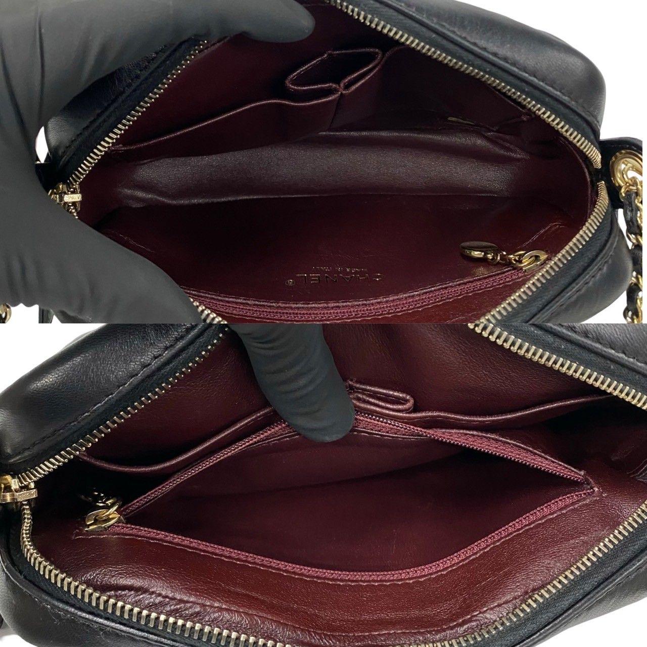 極 美品 シール有 20番台 CHANEL シャネル Vステッチ ココマーク 