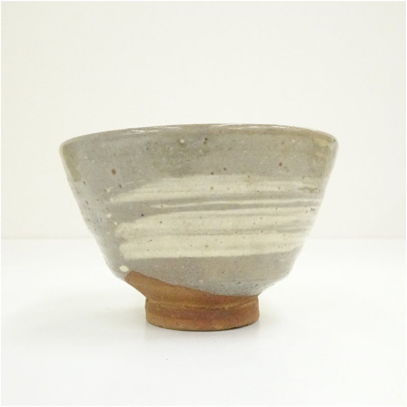 楽山焼 長岡住右衛門造 茶碗（共箱） 茶道 抹茶 おしゃれ 抹茶茶碗