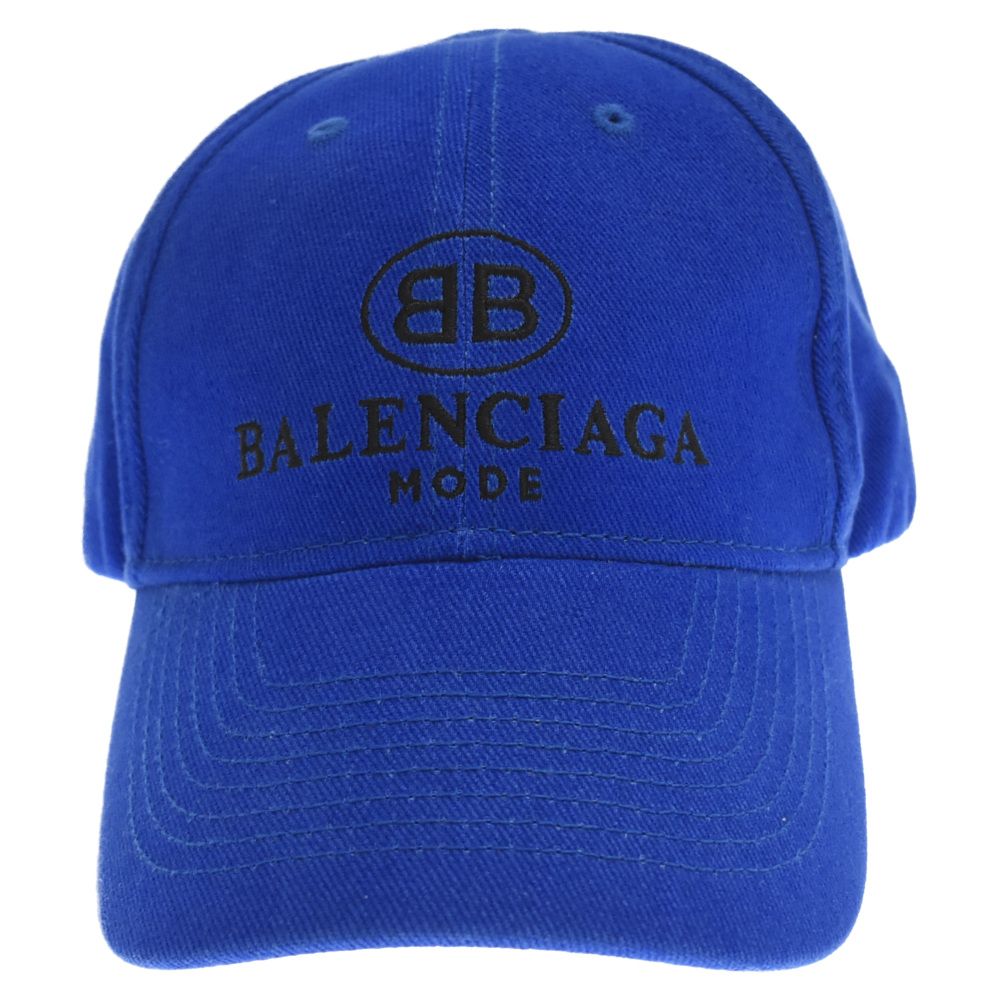 BALENCIAGA (バレンシアガ) BB LOGO MODE CAP BLUE フロントロゴ 6