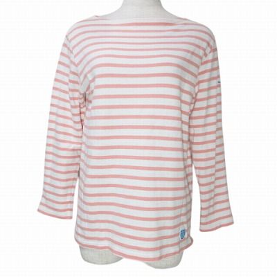 ORCIVAL オーシバル　バスクシャツ ボートネック　サイズ8 ビッグサイズ オーチバル ORCIVAL オーシバル バスクシャツ カットソー ボートネック