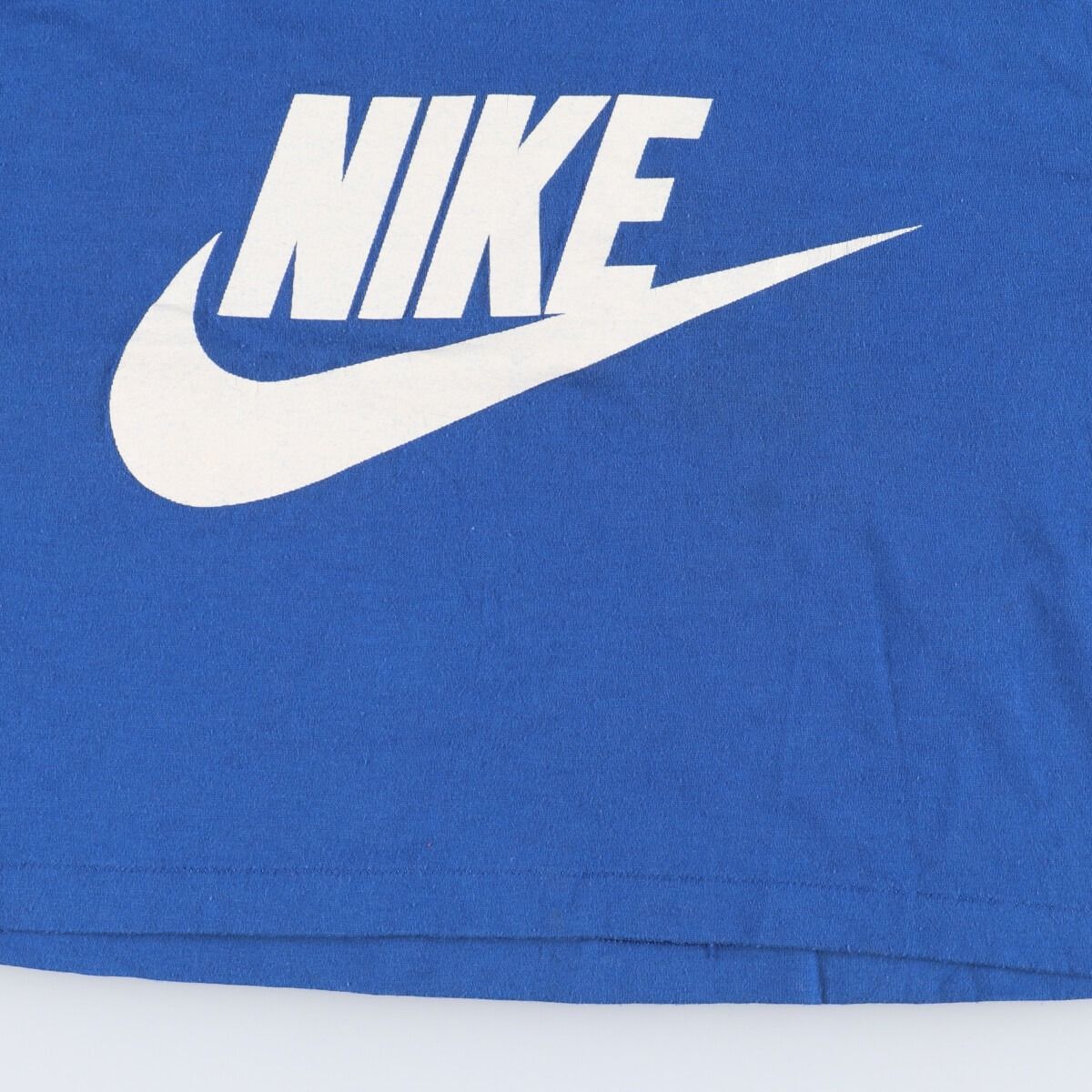 古着 80年代 ナイキ NIKE 紺タグ ショート丈 ロゴプリントTシャツ