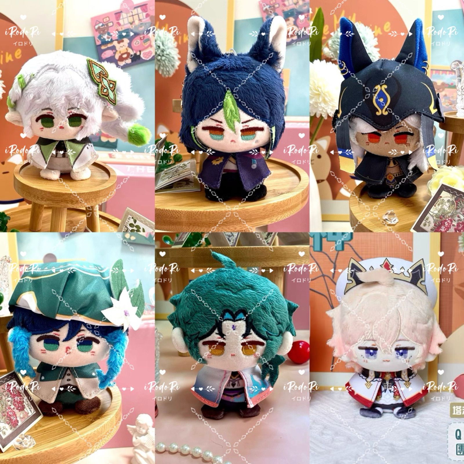 原神 ぬいぐるみ（お座り）マスコット ナヒーダ ティナリ セノ 魈