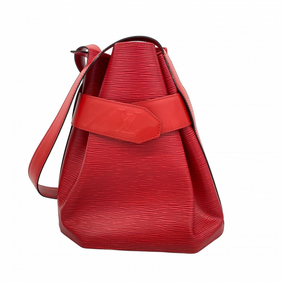 5md3920 ルイヴィトン ショルダーバッグ エピ サックデポールPM M80207 カスティリアンレッド レディース