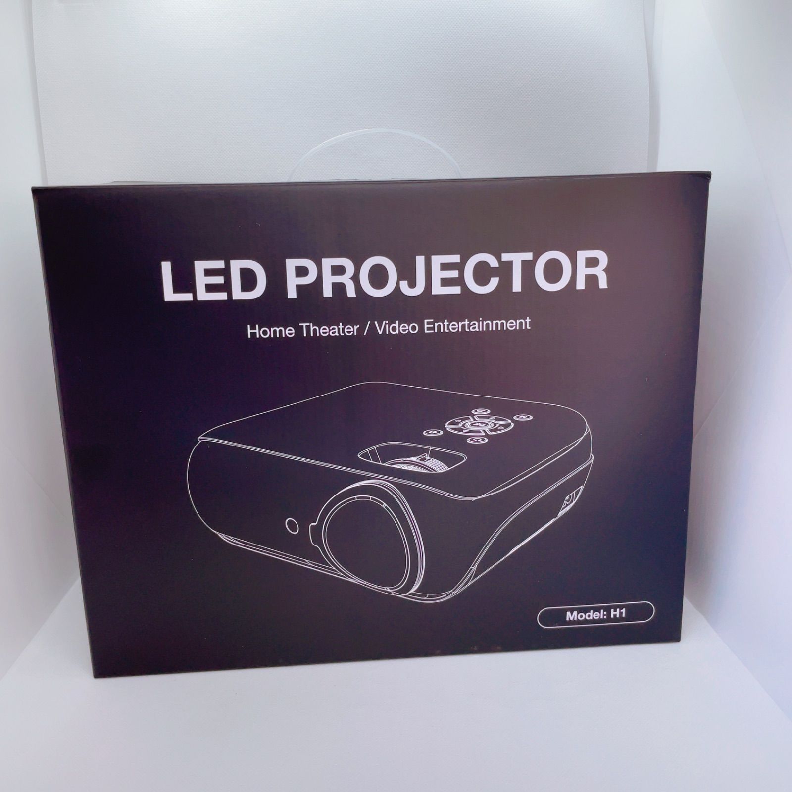 新品未使用 LED プロジェクター ホームシアター - メルカリ