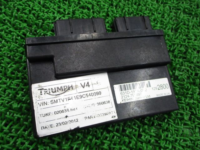 タイガー1200 ECU トライアンフ(TRIUMPH) 純正 中古 バイク 部品 ECM 機能的問題なし そのまま使える 車検 Genuine