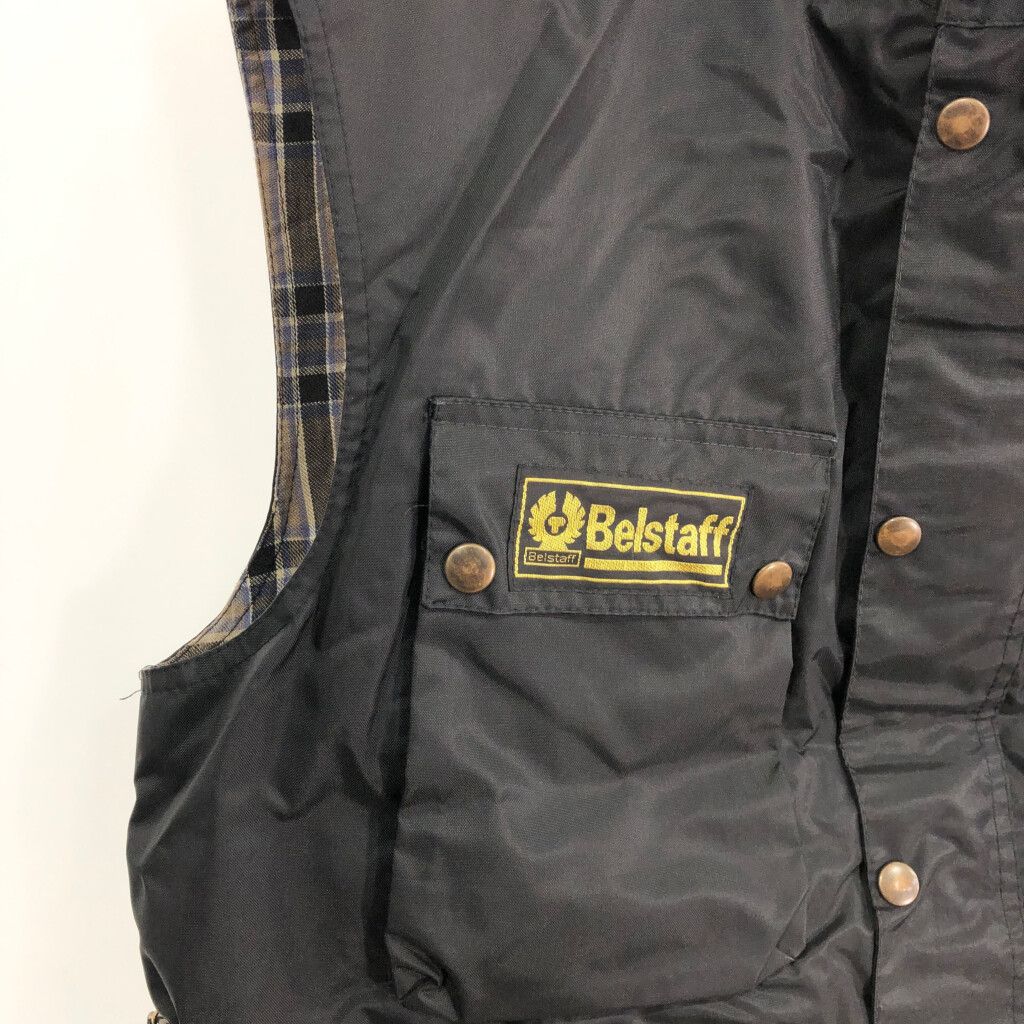 Belstaff ベルスタッフ ナイロン ベスト アウター ブラック Belstaff ベルスタッフ ナイロン ベスト アウター ブラック