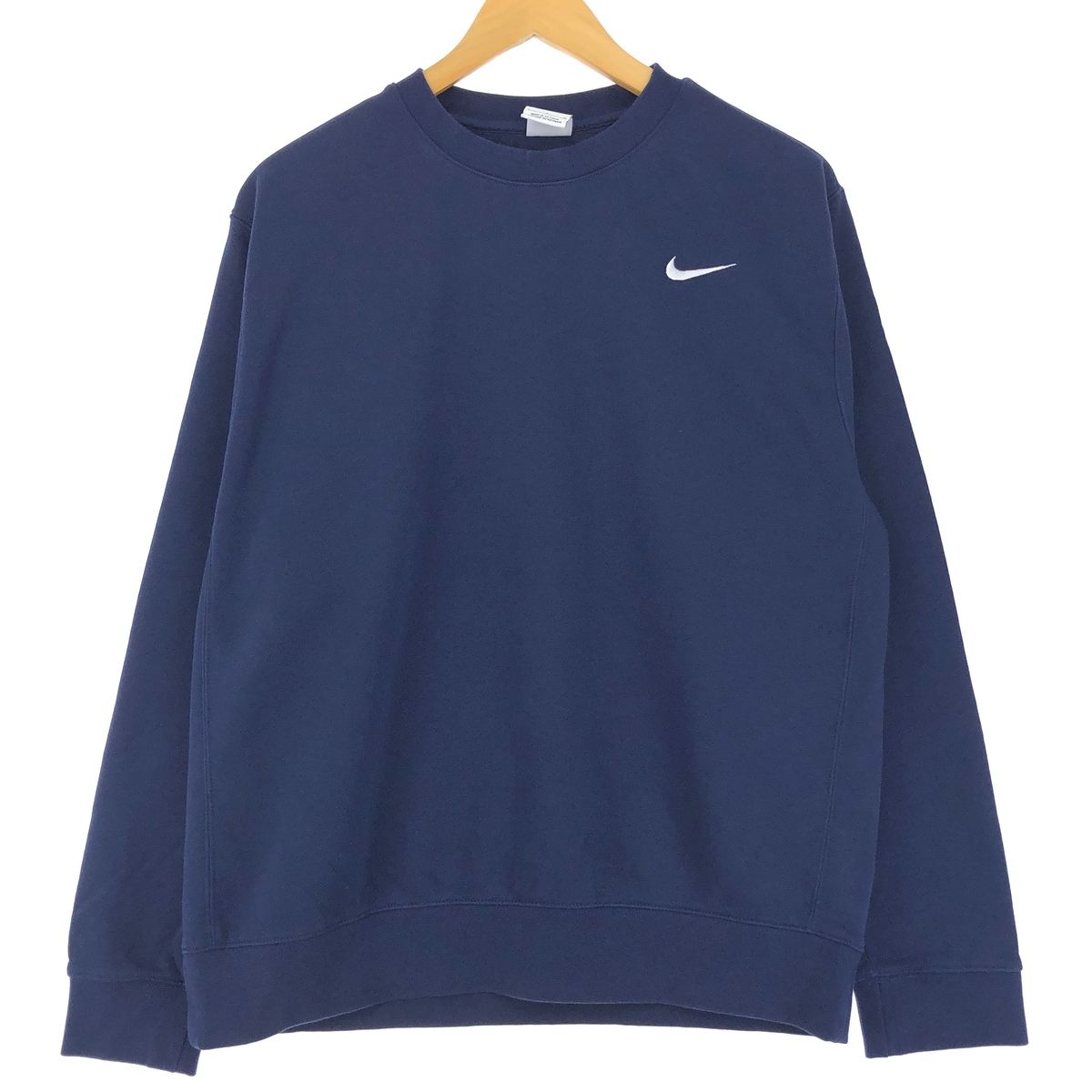 古着 ナイキ NIKE ワンポイントロゴスウェットシャツ トレーナー メンズL/eaa426328