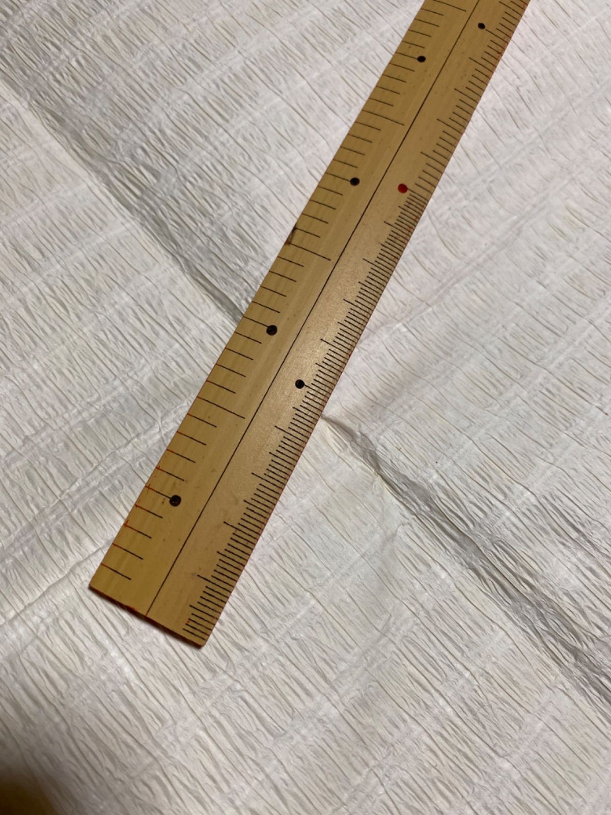 着物 尺・センチ対応ものさし 2尺・75cm 寸 cm付 竹製 定規 - その他