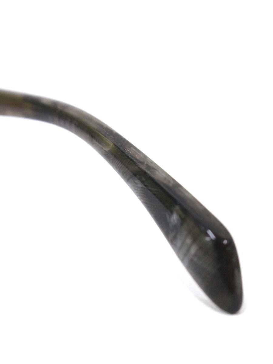 ザ291 R408-4 メガネ グレー/マルチカラー メタルフレーム ハーフリム  