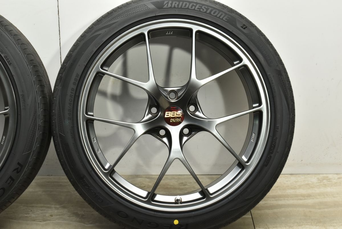 2025年製 未走行バリ溝 美品】BBS RI-D RI038 19in 8.5J+43 PCD112 