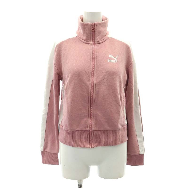【新品】PUMA ジップアップジャケット セットアップ【未使用】 新品 PUMAプーマセットアップ プーマ 上下セット ジャージ 黒 M