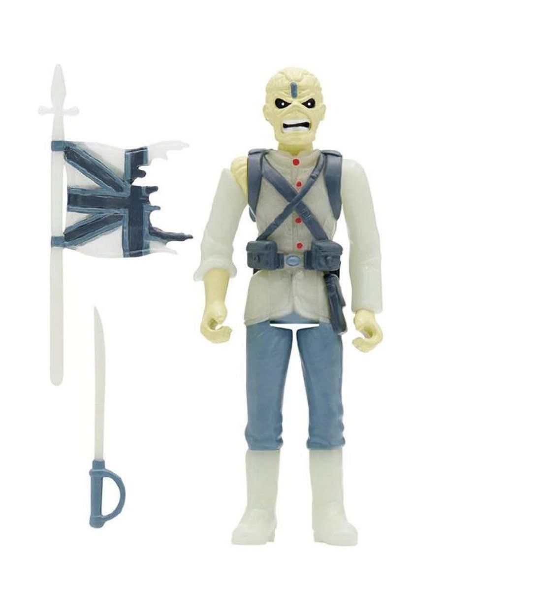 アイアン メイデン 蓄光 フィギュア Iron Maiden The Trooper Glow-In 