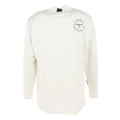 メンズ ゴルフウェア モックネック 防風 撥水 ストレッチ ウインドクロス 長袖シャツ LLC-HASEGAWATOSO_COM