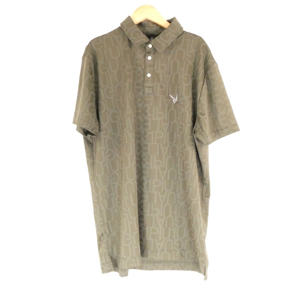 美品 1PIU1UGUALE3 ウノピュウノウグァーレトレ GRT205 113 GOLF S/S POLO ポロシャツ V L ポリエステル100％ ゴルフ 半袖 メンズ HM742A83 美品 1PIU1UGUALE3 ウノピュウノウグァーレトレ GRT205 113 GOLF
