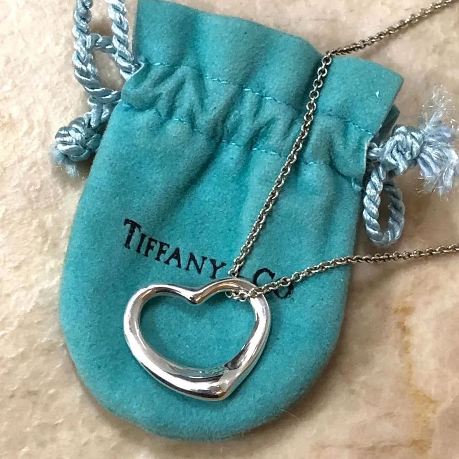 TIFFANY ＆ Co. ティファニー オープンハート ネックレス トップ