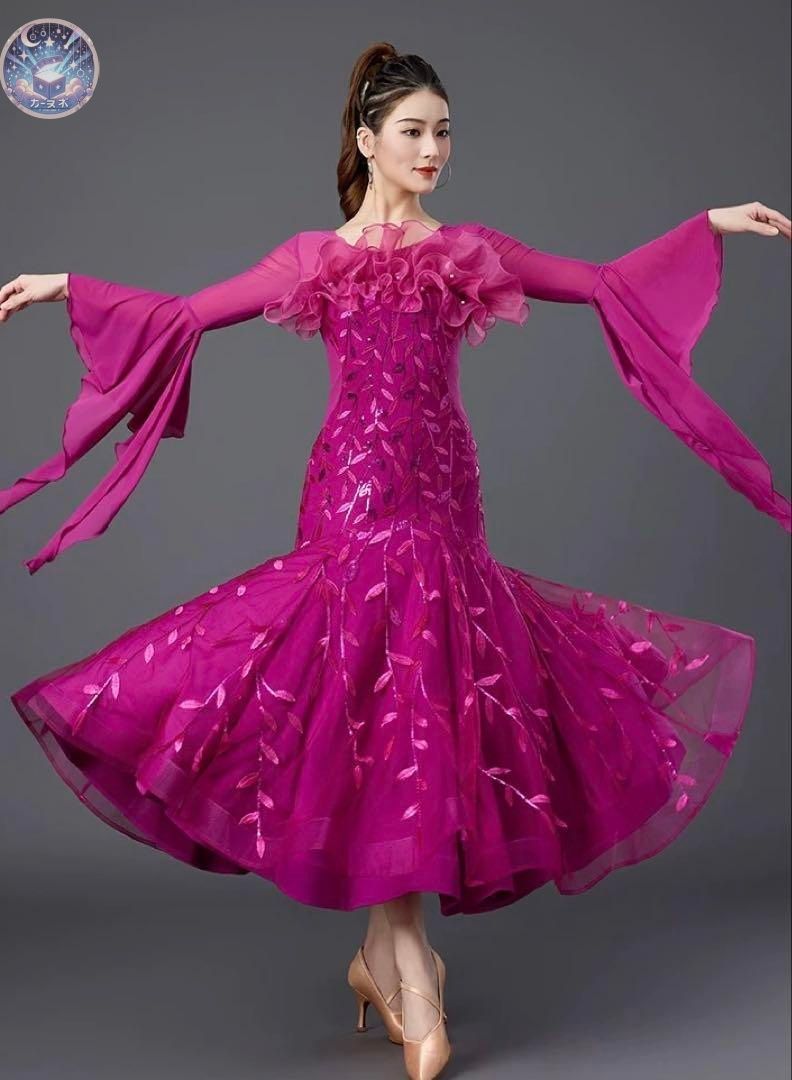 ドレス ダンスパーティーや発表会 デモに最適 エレガントな魅力