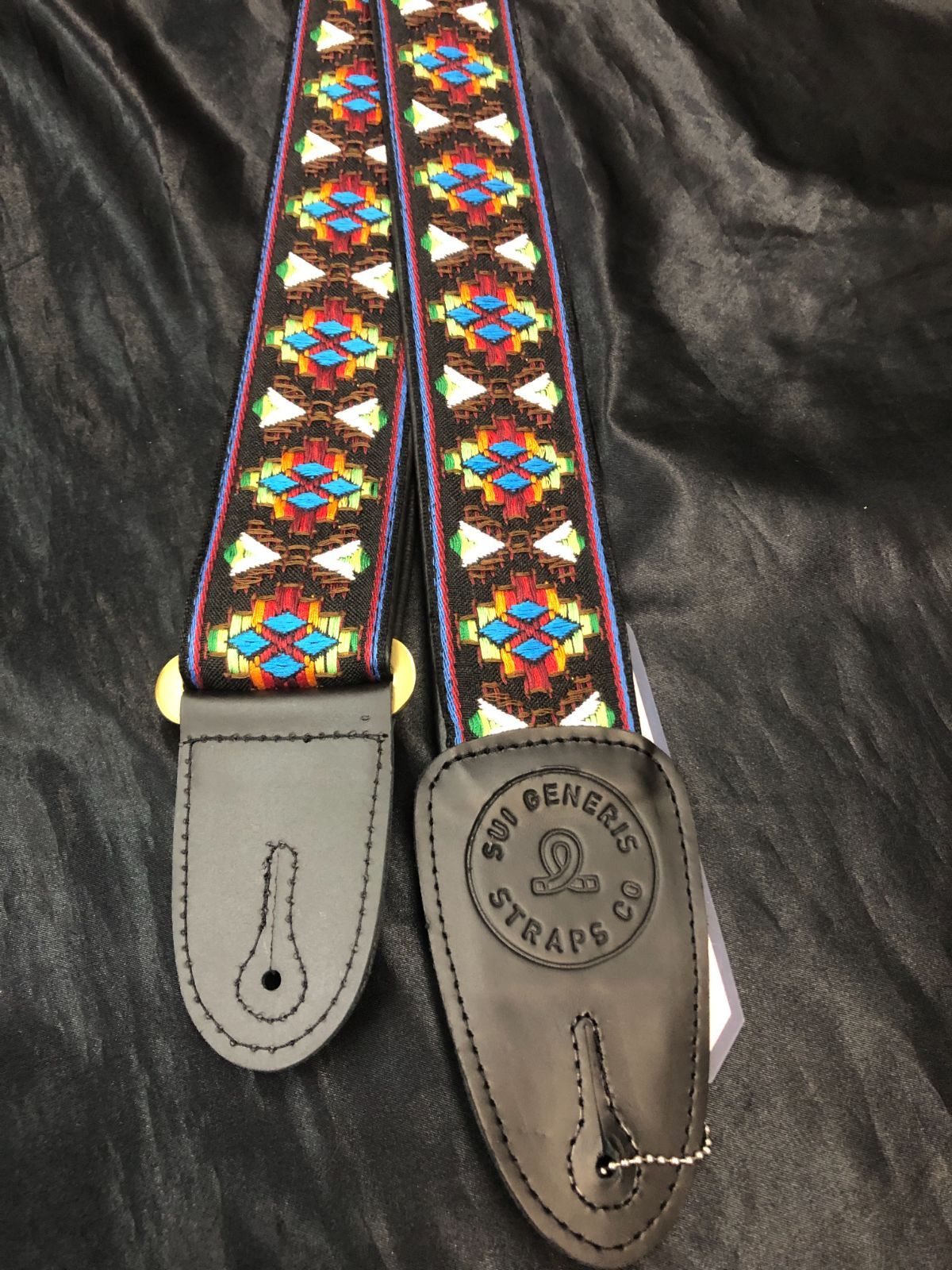 Sui Generis Strap | Woven - Embroidry Series ZANI | ハンドメイド 手織り刺繍ギターストラップ