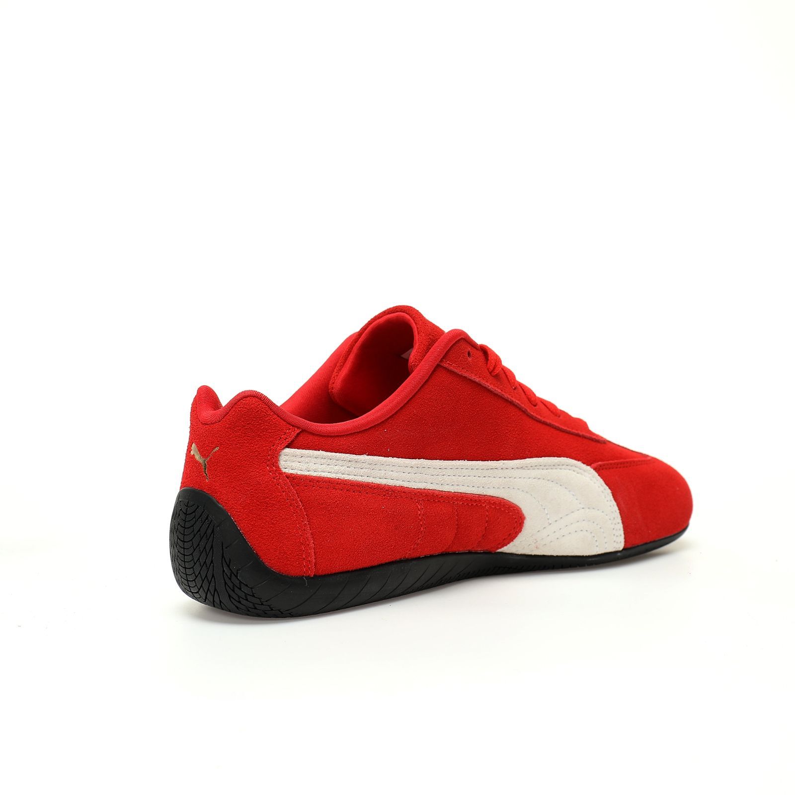 本日限定 25春夏 プーマ PUMA ユニセックス メンズ レディース SPEEDCAT レッド スピードキャット OG スニーカー 398846 02ローカット レザーアッパー モータースポーツ ドライビング