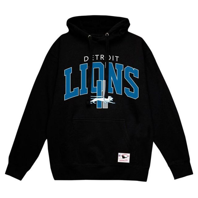 ★Mitchell & Ness Black Detroit Lions Vintage Arch 関税込★ 送料無料】 ミッチェル&ネス メンズ Tシャツ トップス Men's