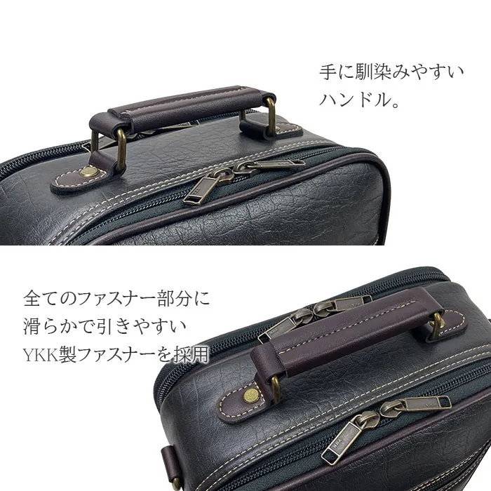 平野鞄 ひらのかばん ヒラノ ショルダーバッグ 手提げバッグ 2way 2層