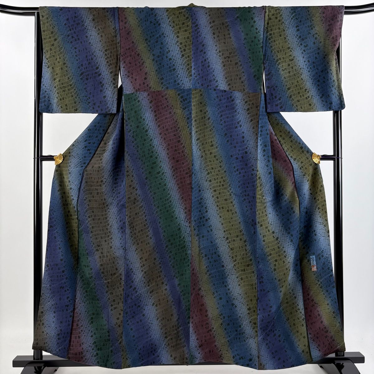 小紋 身丈157cm 裄丈64cm 正絹 優品