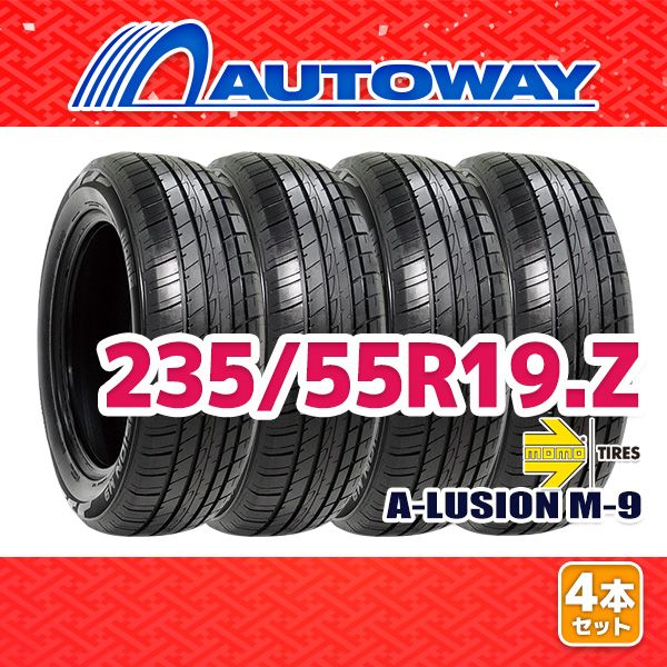 AUTOWAY 235|55R19 サマータイヤ MOMO Tires A-LUSION M-9 19インチ 4本セット 夏タイヤ オートウェイ