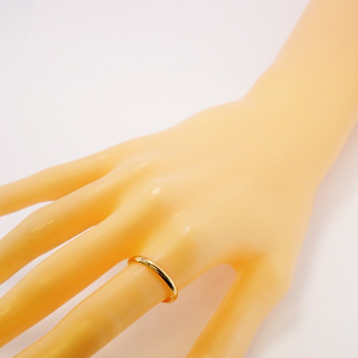 5jeb0141】カルティエ リング クラシックウェンディング 1PD K18YG  