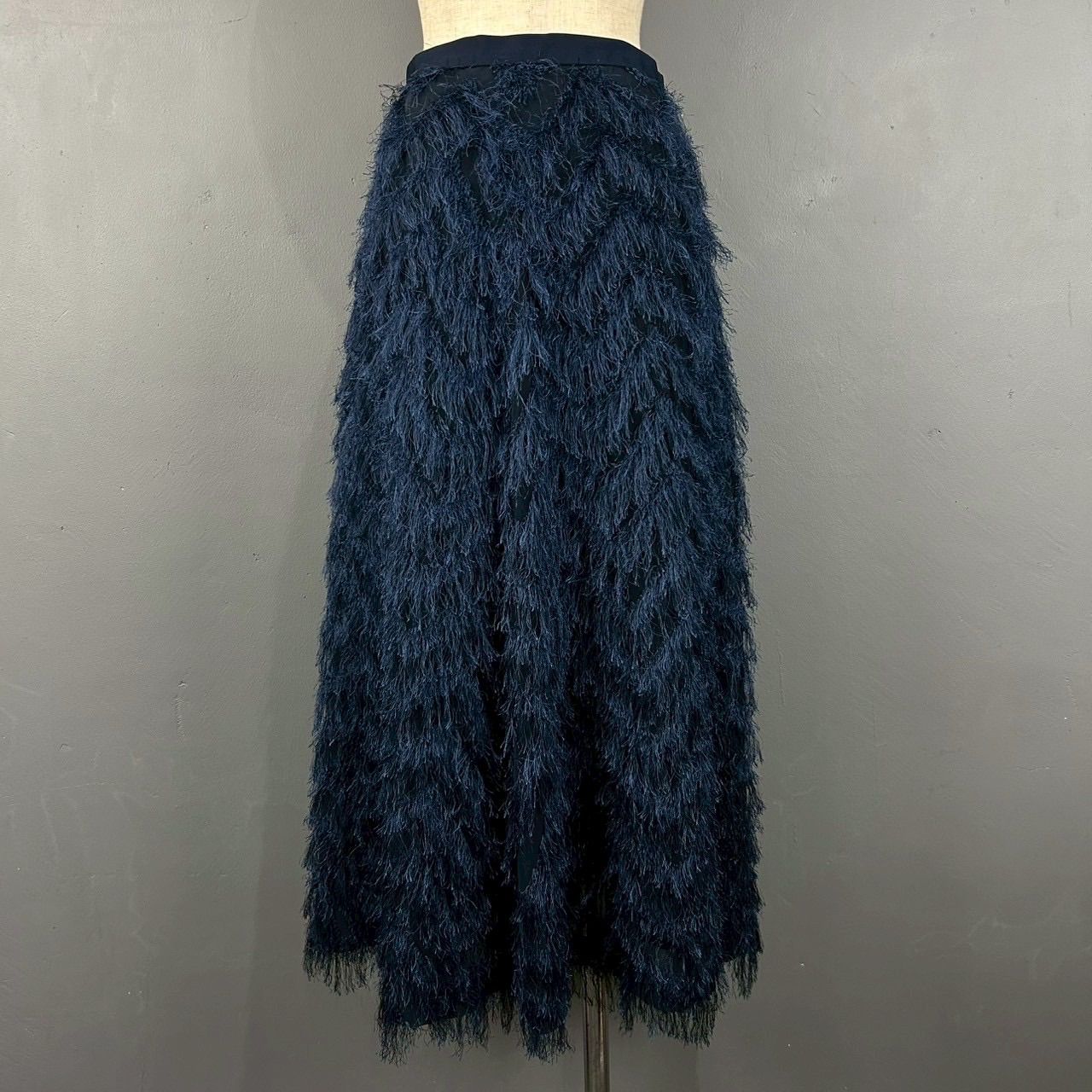 エレンディーク カッティングフリンジロングスカート ELENDEEK（エレン  