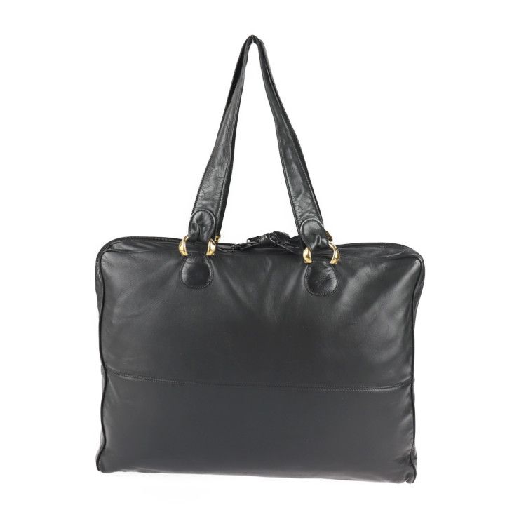 LOEWE ロエベ ショルダーバッグ ナッパレザー ブラック ゴールド金具
