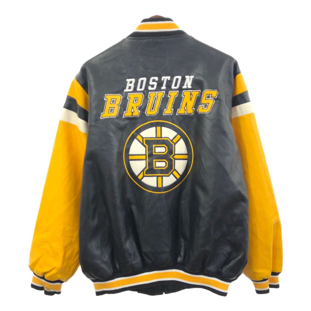 G-3 SPORTS NHL ボストン・ブルーインズ フェイクレザー スタジアム 