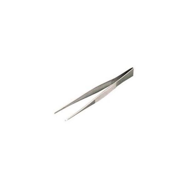 （まとめ）無鈎ピンセット N 直型130mm 