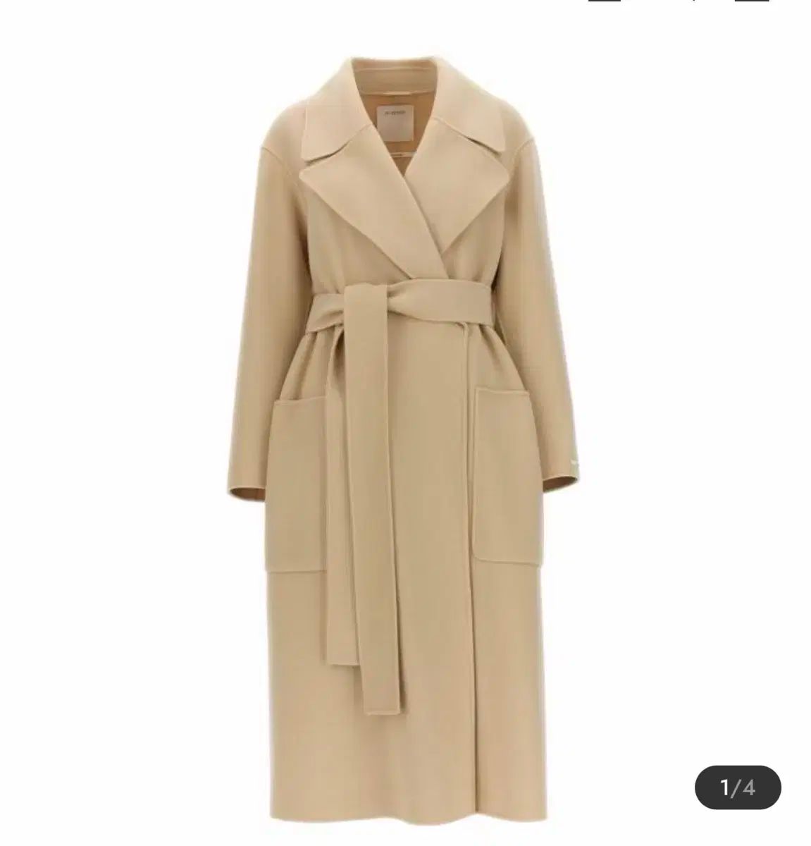 MAX MARA マックスマーラ スポーティマックス ウールコート バター 42