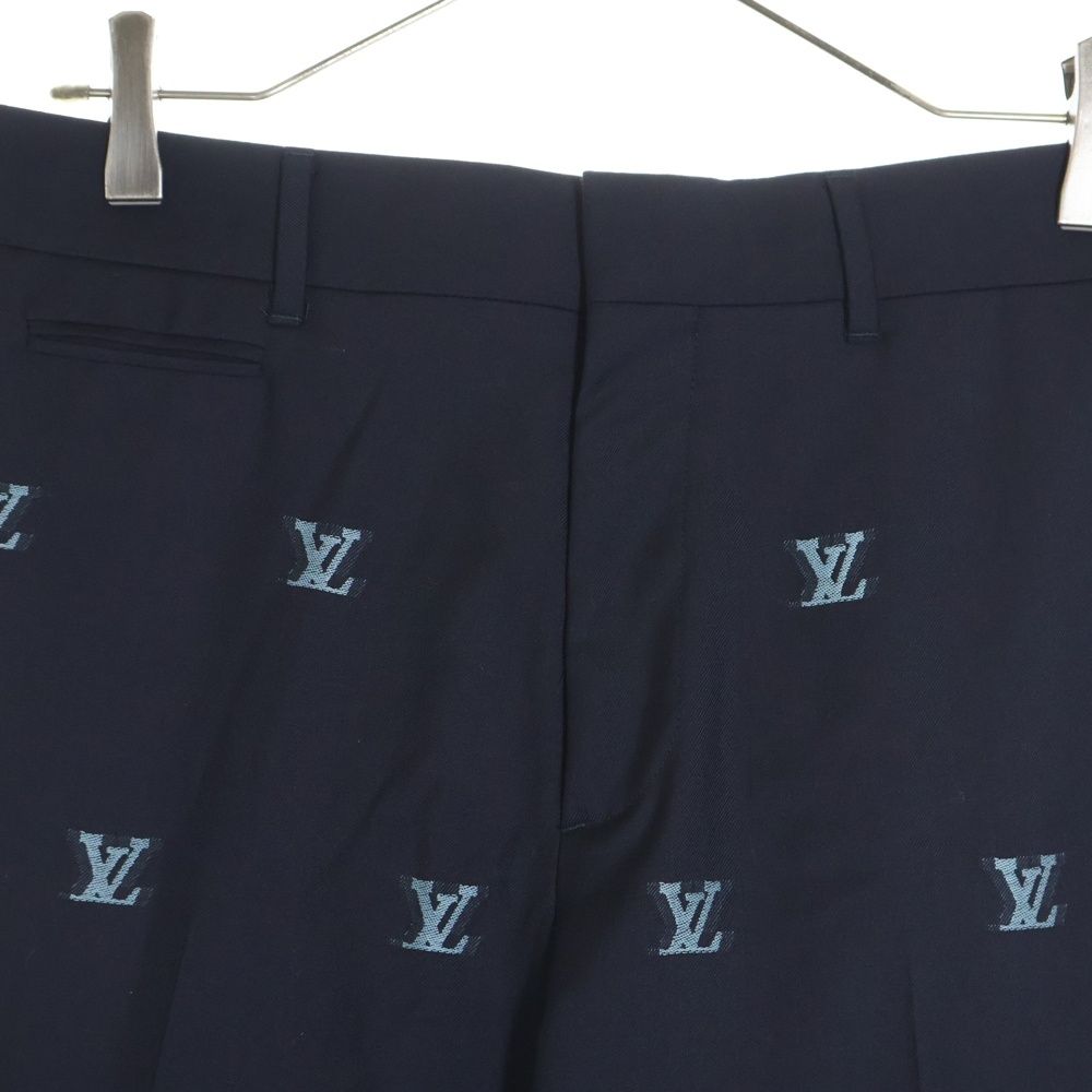 LOUIS VUITTON (ルイヴィトン) 23AW LVロゴジャガードスラックス