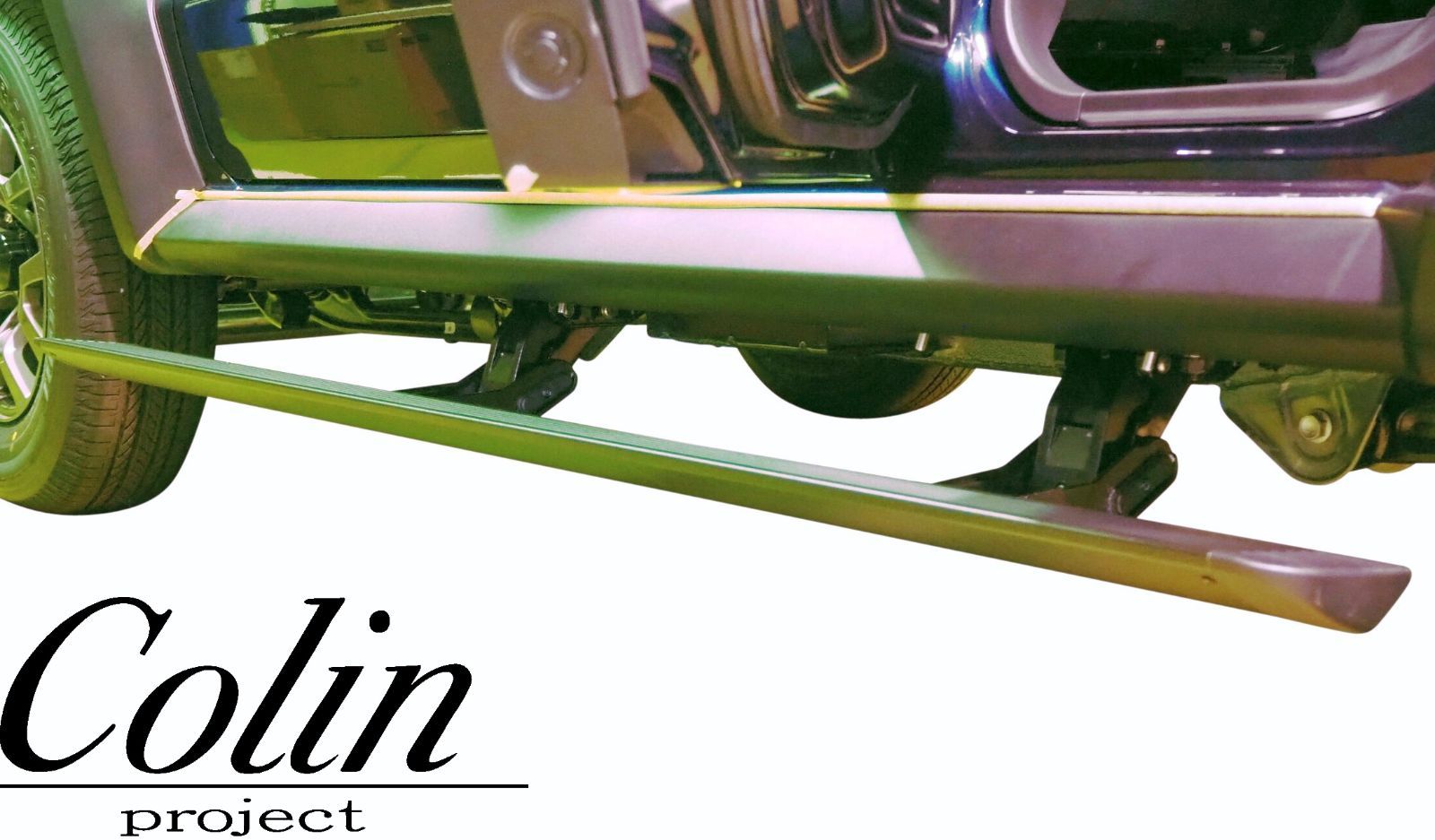 M s スズキ JC74W ジムニーノマド 5ドア 2025.1- Colin project 電動オートステップ 自動サイドステップ 左右 コーリン 社外 パーツ 部品 外装 カスタム 現行 JC74 74ノマド ノマド 要在庫