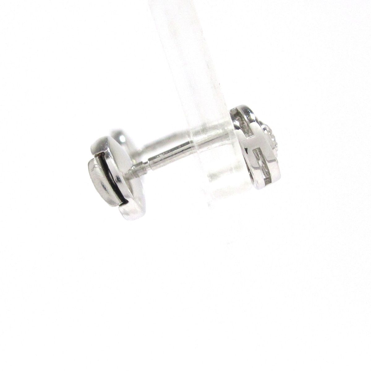 TIFFANY-Co. ティファニー ピアス サークレット ミニ Pt950×ダイヤモンド 中央ダイヤ約0.1ct