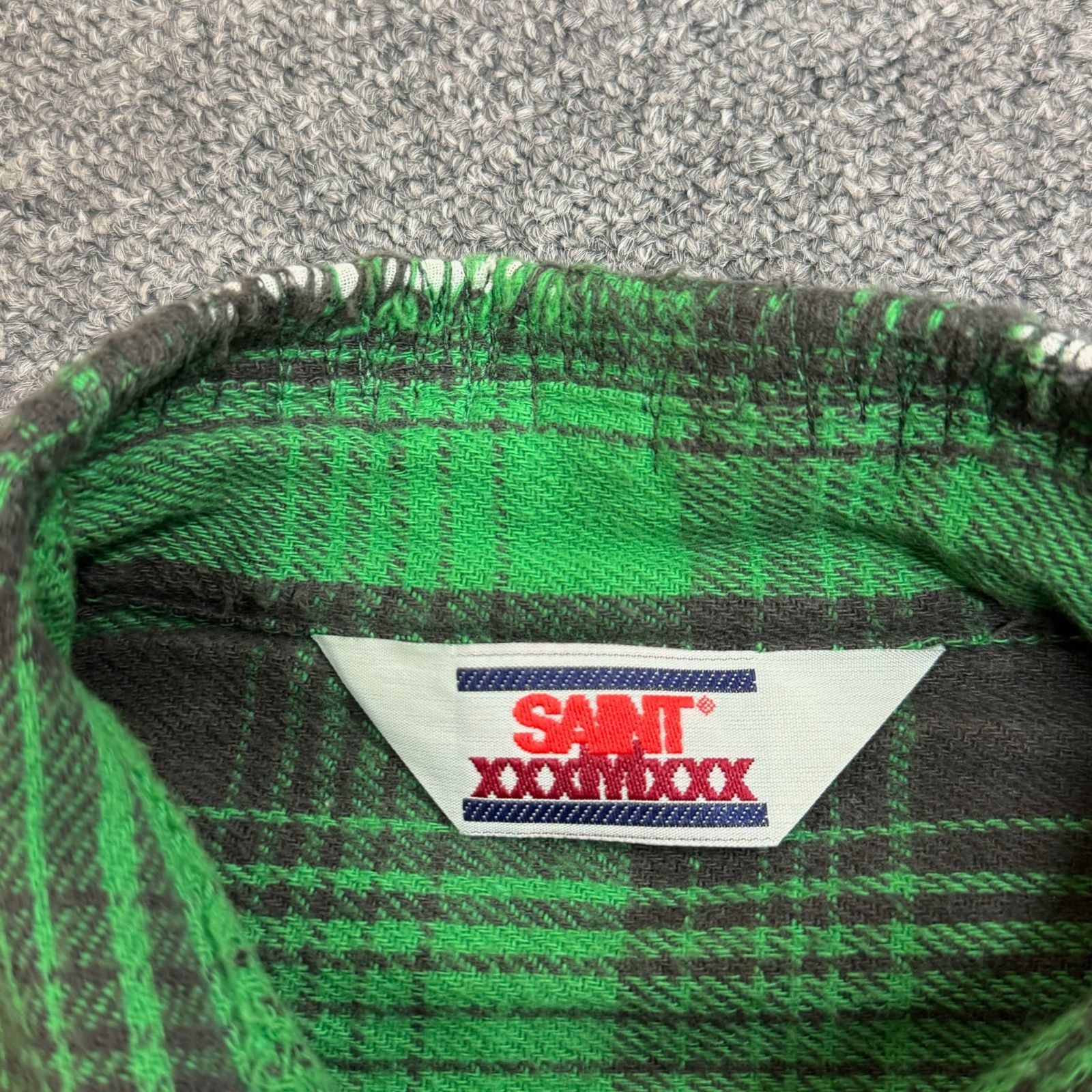 定価66000円 美品 SAINT MICHAEL 24SS FRNL CHECK SHIRT フランネル 