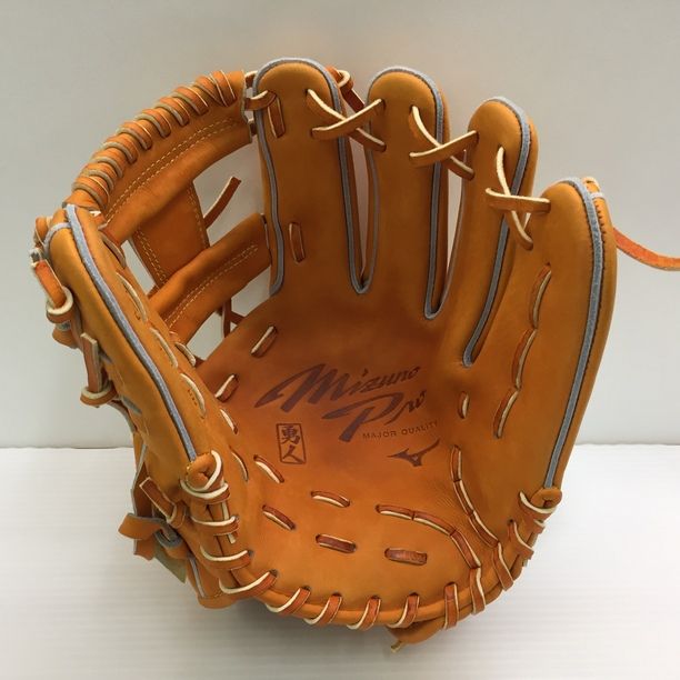 中古品 ミズノ MIZUNO ミズノプロ 軟式 内野手用オーダー