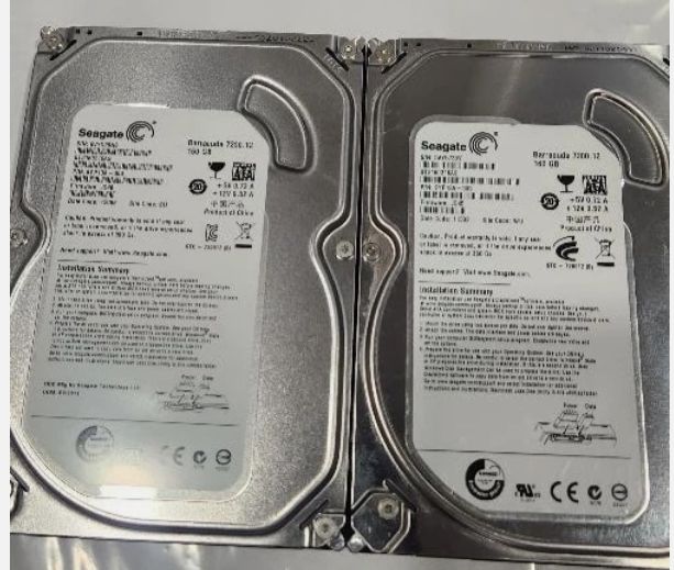 2個セット Seagate ST3160316AS HDD Barracuda 7200.12 160GB
