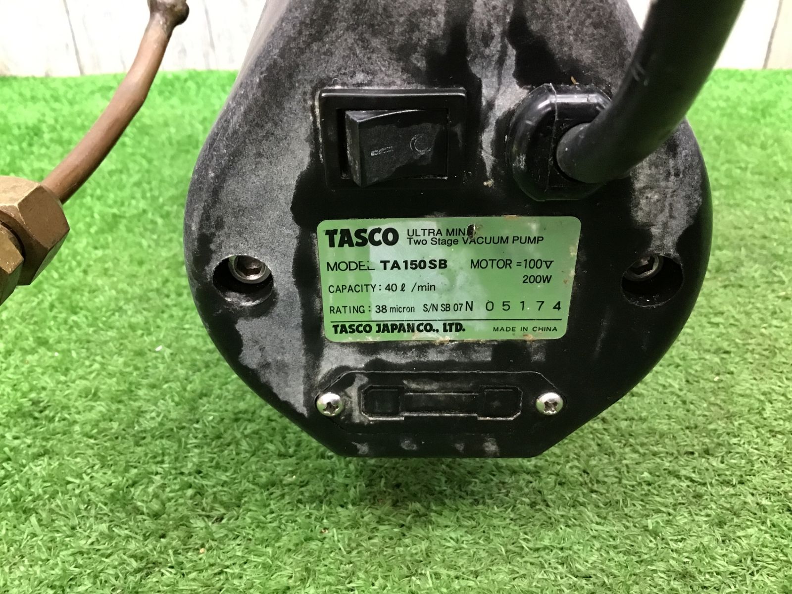 Bランク タスコTASCO♪オイル逆流防止弁付ウルトラミニツーステージ真空ポンプ♪TA150SB-2♪アクトツール富山店♪窓 HRDEVELOPMENT_JP