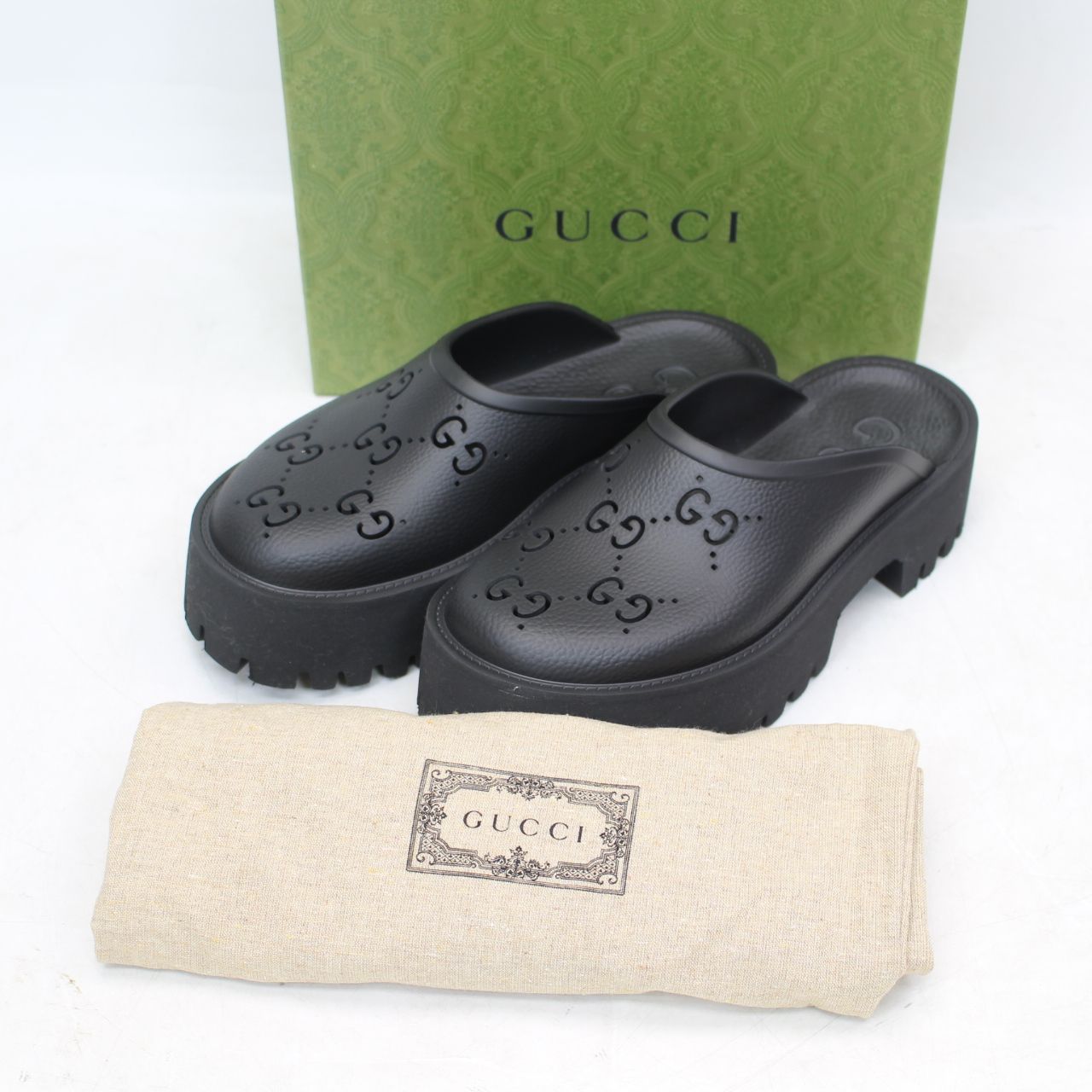 630)【未使用/サイズ40】グッチ GUCCI パーフォレーテッドG ウィメンズ