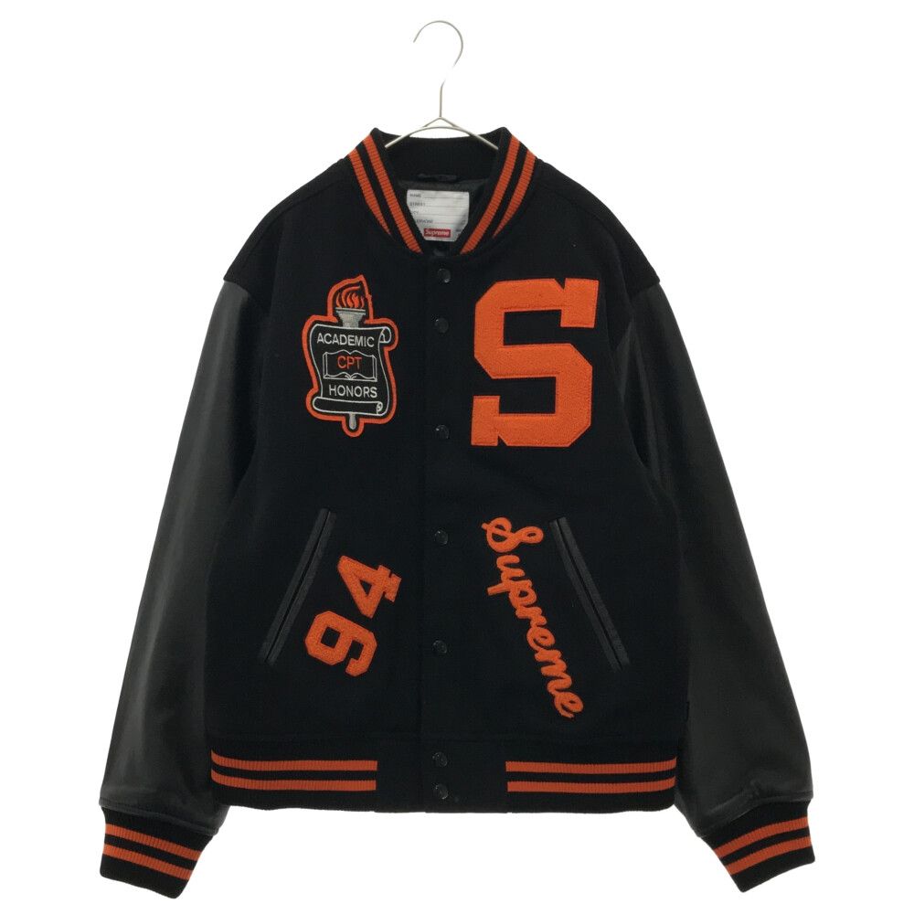 supreme 19AW Team Varsity Jacket オレンジ S - www.infotechcampinas