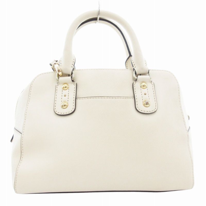 MICHAEL KORS アイボリー ハンドバッグ マイケルコース MICHAEL KORS スモール サッチェル ハンドバッグ